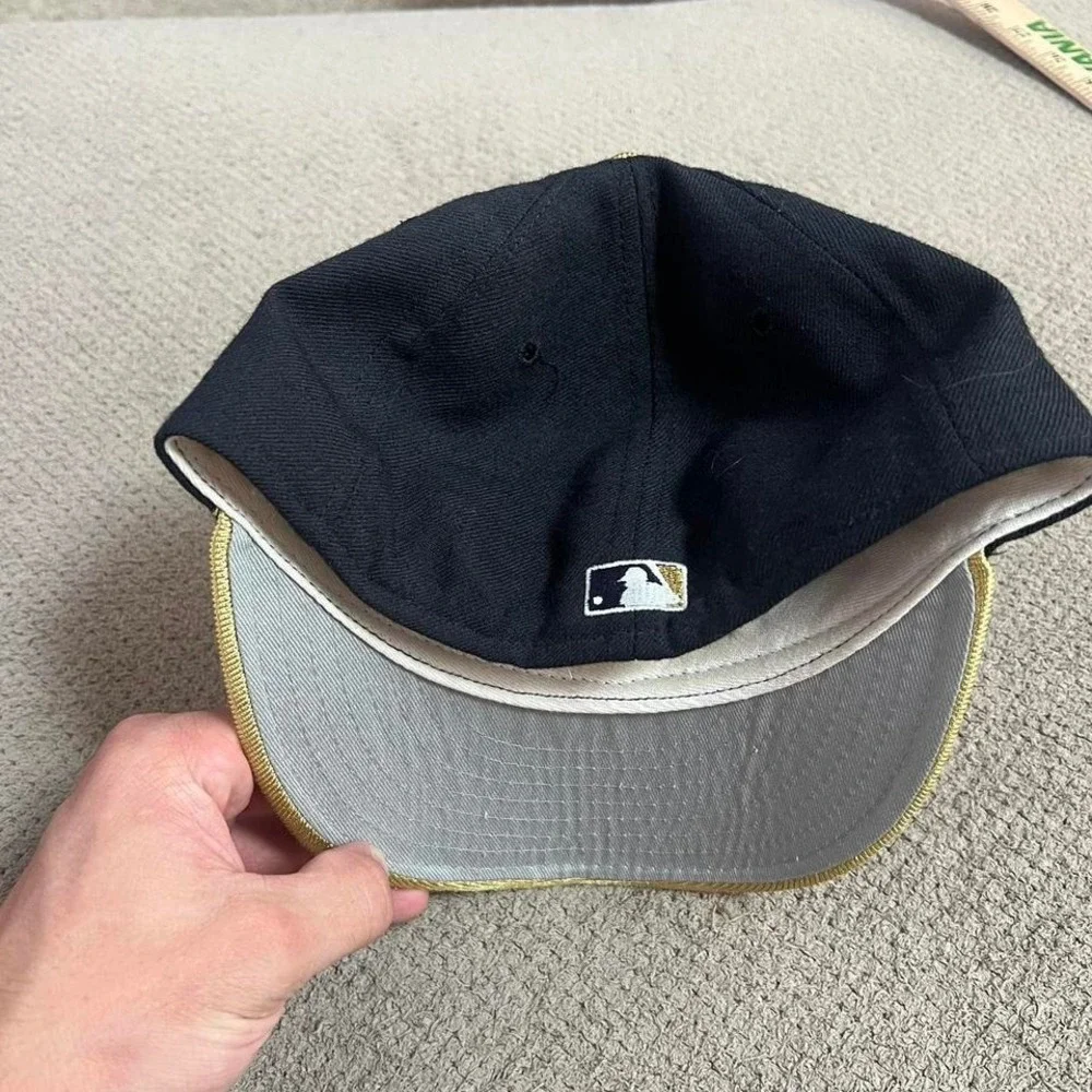 Vintage‎ 1990s Houston Astros New Era 5950 Hat Pro Model Collection  Size 7 Wool